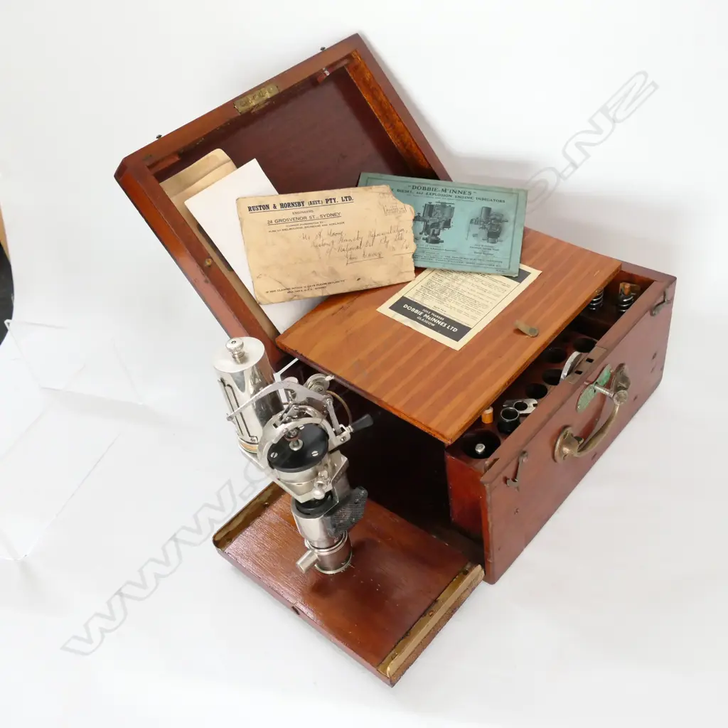 DOBBIE-McINNES, GLASGOW, MkV DEISEL INDICATOR, IN BOX, c.1942 Image 1++